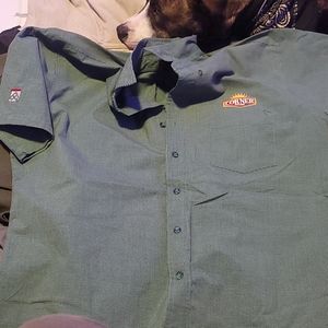 Original Diamond Shamrock's Customer Service Representative Flannel Shirt